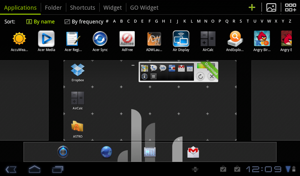GO Launcher HD Beta (2)