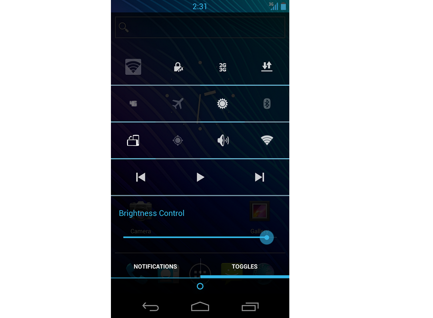 Reloaded Status Bar CM9 GN