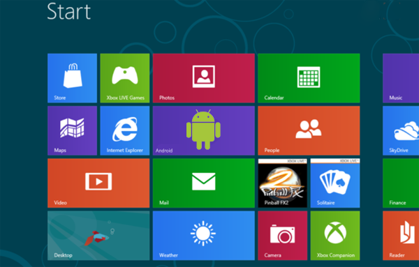Windows 8 android