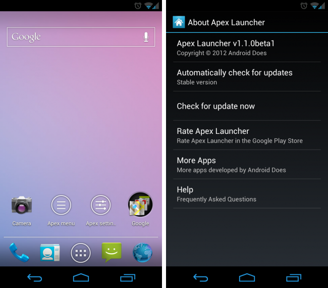 apex launcher