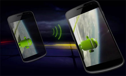 Android Beam su Jelly Bean