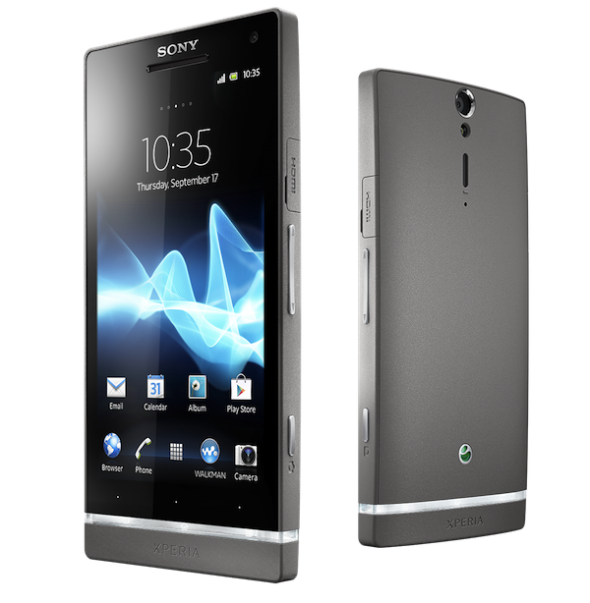 sony xperia s dark silver