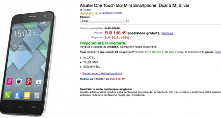 Alcatel One Touch Idol Mini amazon