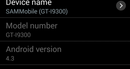 android 4.3 galaxy s iii