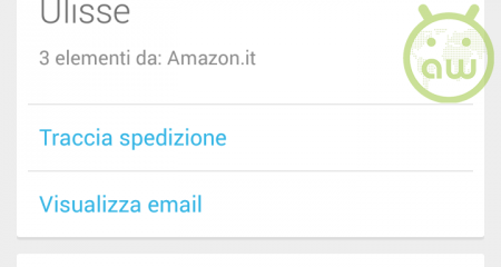 tracciamento amazon google now