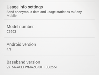 android 4.3 xperia z leaked