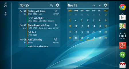 event flow calendar widget