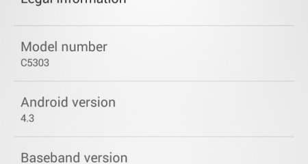 xperia sp android 4.3