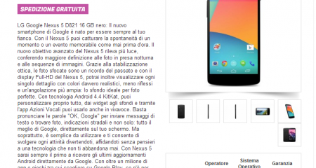 LG Nexus 5 stockisti 299