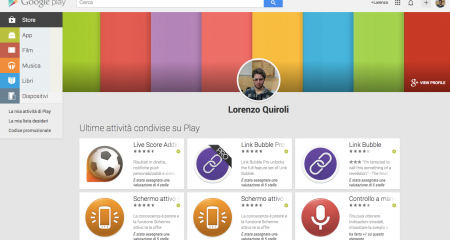 Google Play attività