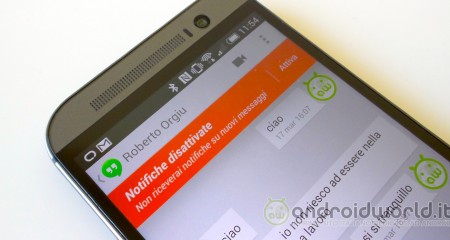 Notifiche disattivate