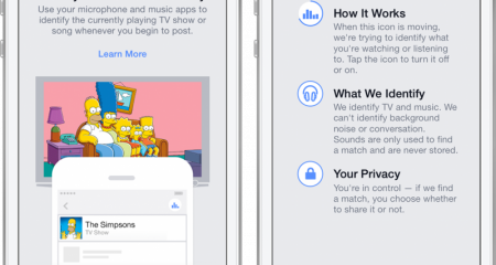 Facebook condivisione musica tv