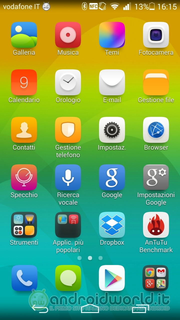 Smontaggio huawei p7