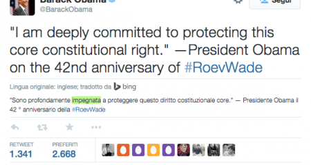 Twitter bing traduzione
